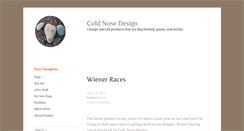 Desktop Screenshot of coldnosedesign.com