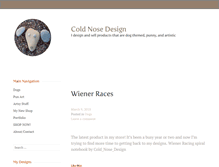 Tablet Screenshot of coldnosedesign.com